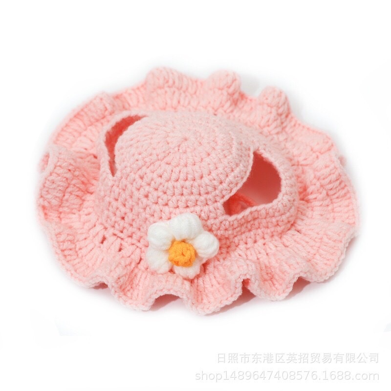 Set Nón + yếm dưa hấu siêu dễ thương cho thú cưng