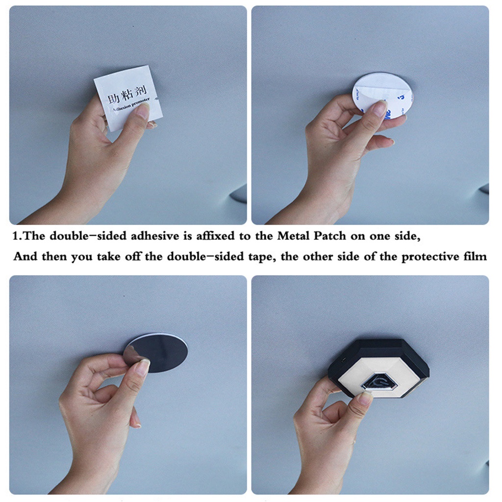 Đèn Led Đọc Sách Gắn Trần Xe Hơi Có Thể Sạc Lại