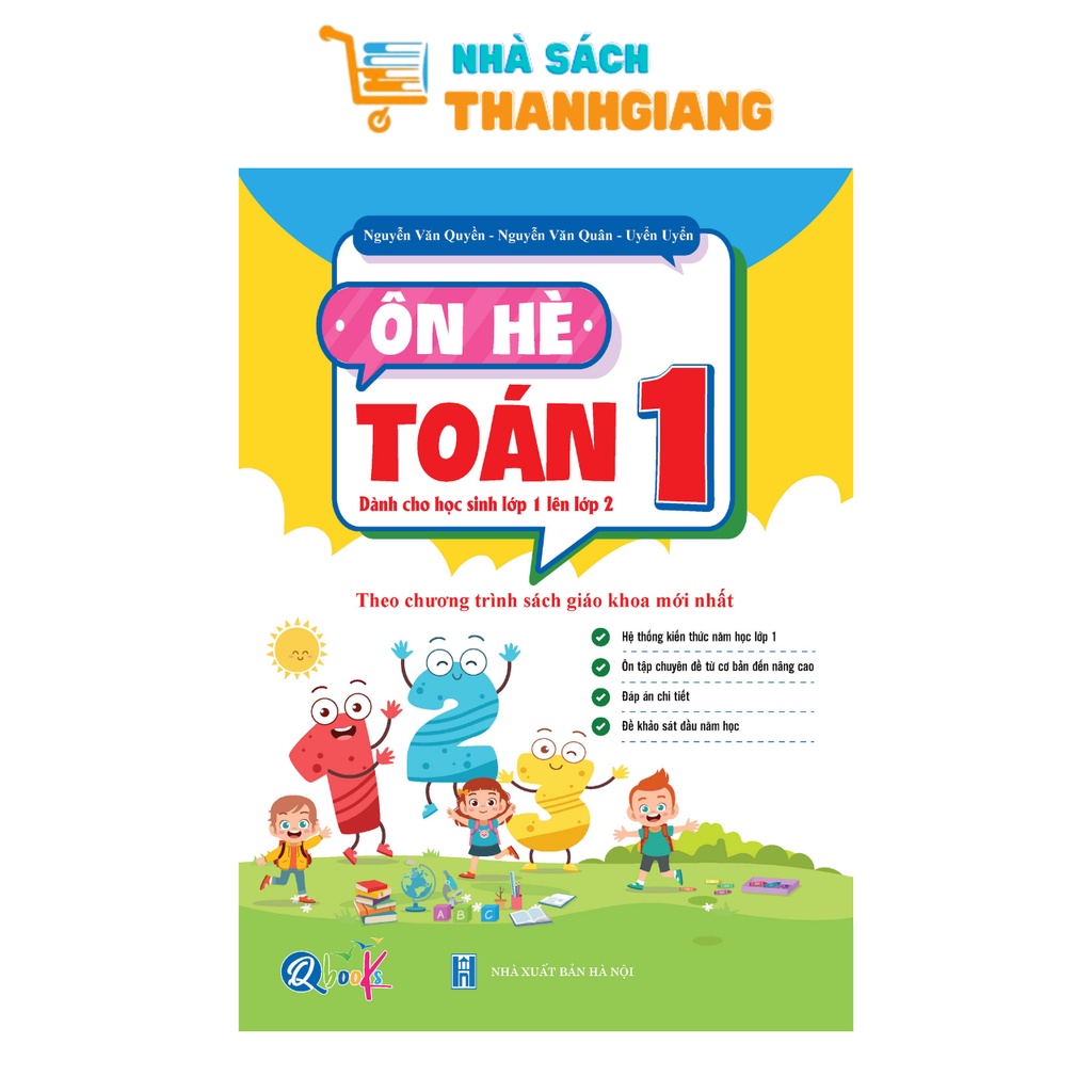 Sách - Ôn hè Toán 1 dành cho học sinh từ lớp 1 lên lớp 2 (chương trình mới)