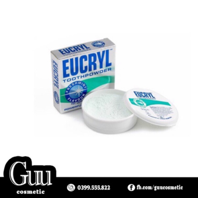 Bột trắng răng Eucryl Anh