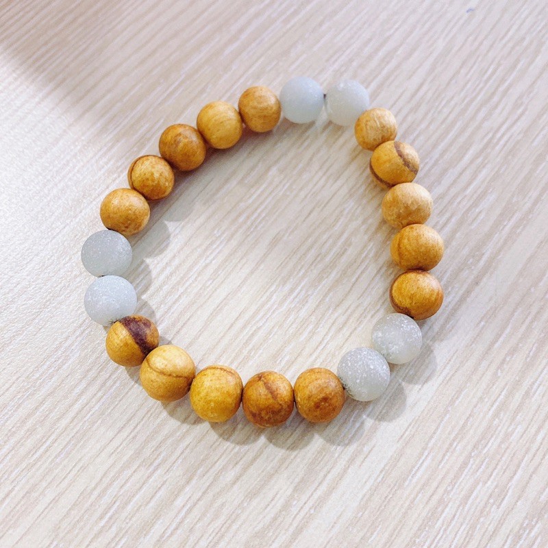 Vòng Palo mix đá Amazonite - THẢO MỘC XÔNG NHÀ