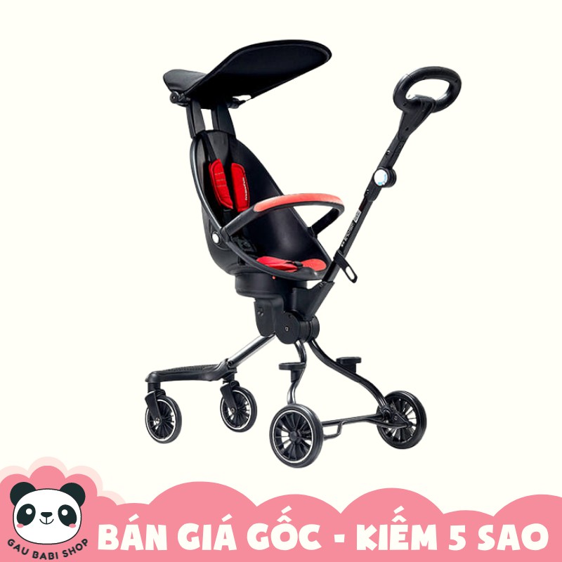 [Mã 267FMCGSALE giảm 8% đơn 500K] FREE SHIP !!! Xe đẩy dạo chơi gấp gọn Baobaohao V5 bảo hành 1 năm - Màu đỏ