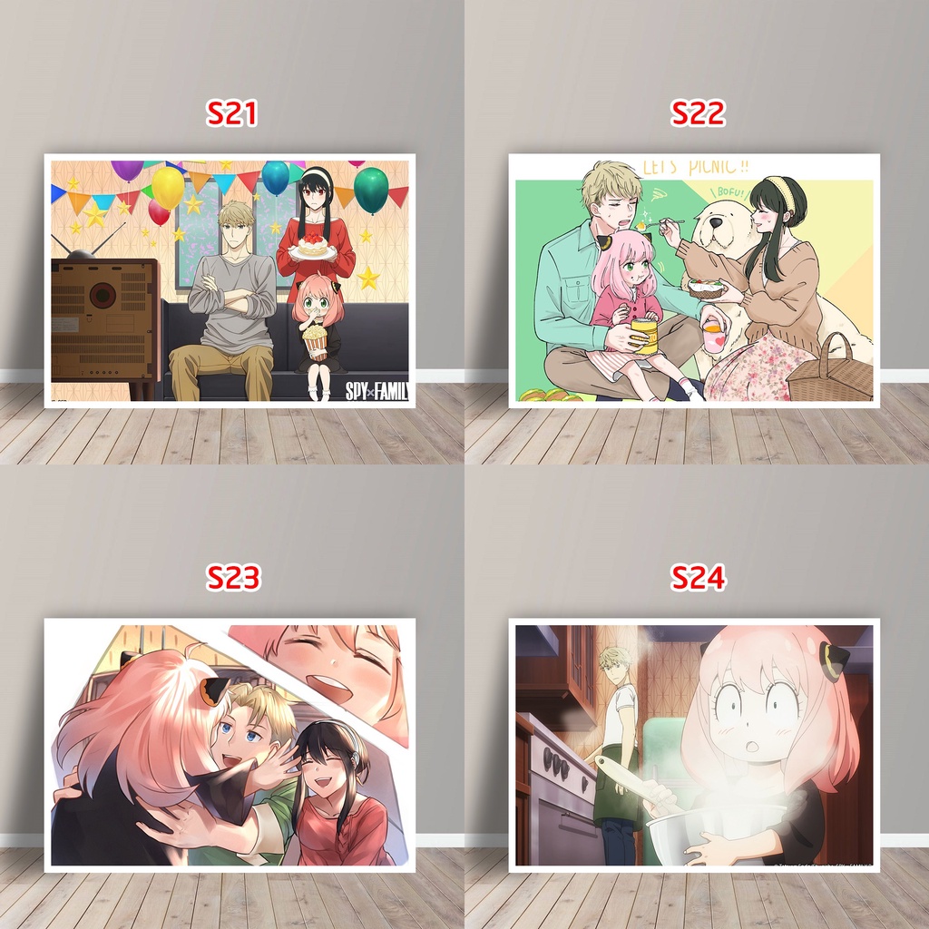 Tấm Postcard Cao Cấp Anime Spy X Family