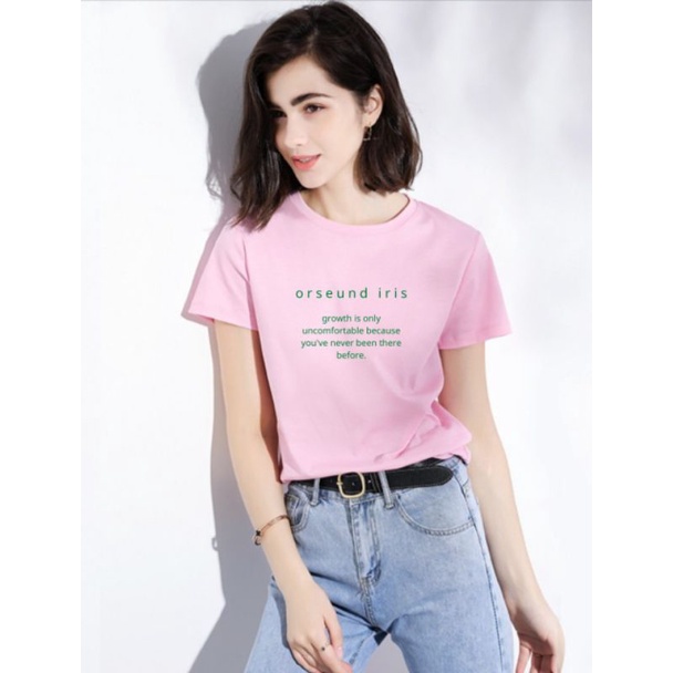 Áo thun nữ cotton cổ tròn cao cấp GYZ hàng đẹp giá tốt kiểu dáng đơn giản trẻ trung
