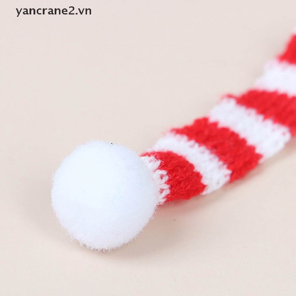 Bộ 2 Phụ Kiện Trang Trí Giáng Sinh Gồm Khăn Choàng / Nón Mini / Khăn Cho Búp Bê / Trang Trí Tiệc Giáng Sinh {yancrane2.vn}