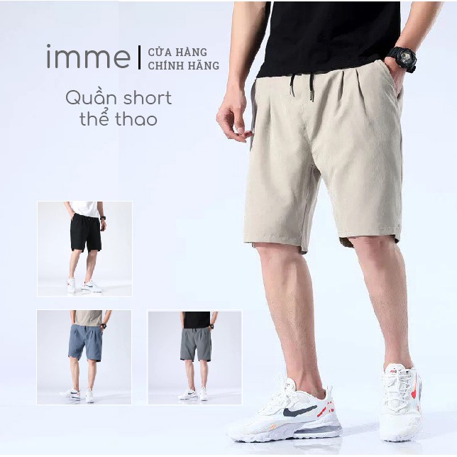 Quần short nam, quần đùi lửng nam thể thao IMME phong cách Hàn Quốc siêu mát mùa hè đi biển | BigBuy360 - bigbuy360.vn