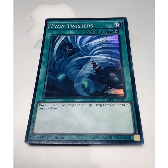 Lá bài yugioh Twin Twisters - MP16-EN221 - Super Rare 1st Edition