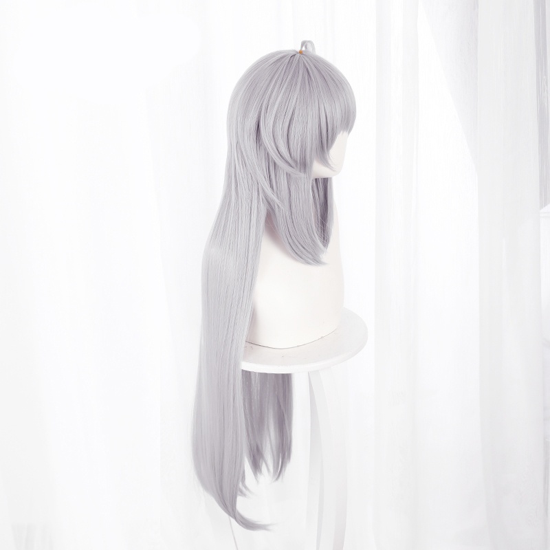 [Sẵn] Wig/tóc giả Oguri - Uma Musume: Pretty Derby màu trắng xám [Miu Cosplay]