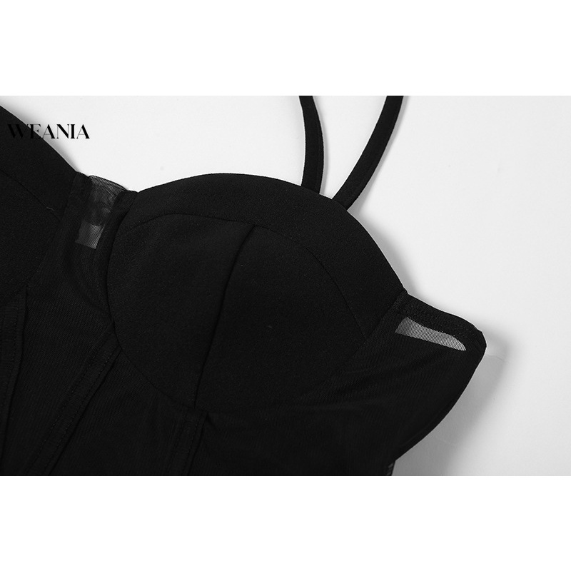 Đầm Sát Nách Dáng Dài Hở Lưng Xẻ Tà Quyến Rũ Thời Trang Cho Nữ