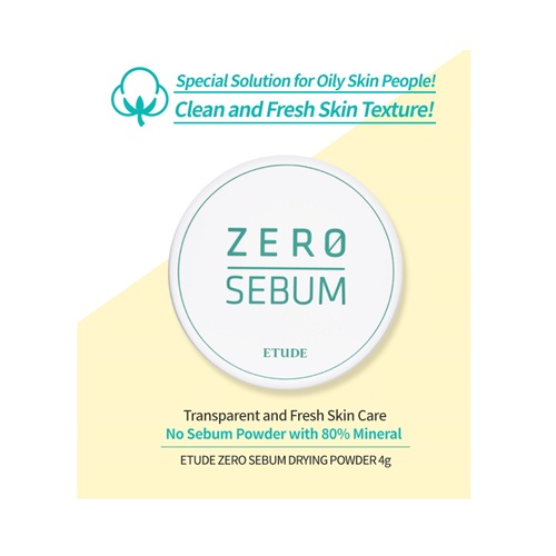 [ETUDE HOUSE] Zero Sebum Drying Powder NEW