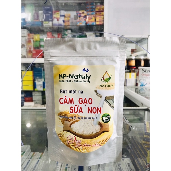 BỘT MẶT NẠ CÁM GẠO SỮA NON ( túi 100g) - SÁNG ĐẸP LÀN DA, TỰ TIN CON GÁI VIỆT