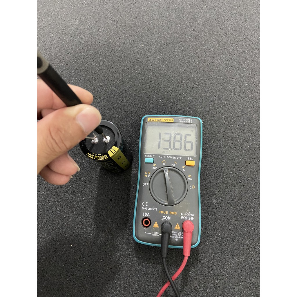 Tụ điện lọc nguồn amply 100v 15000uf loại tốt đặc ruột
