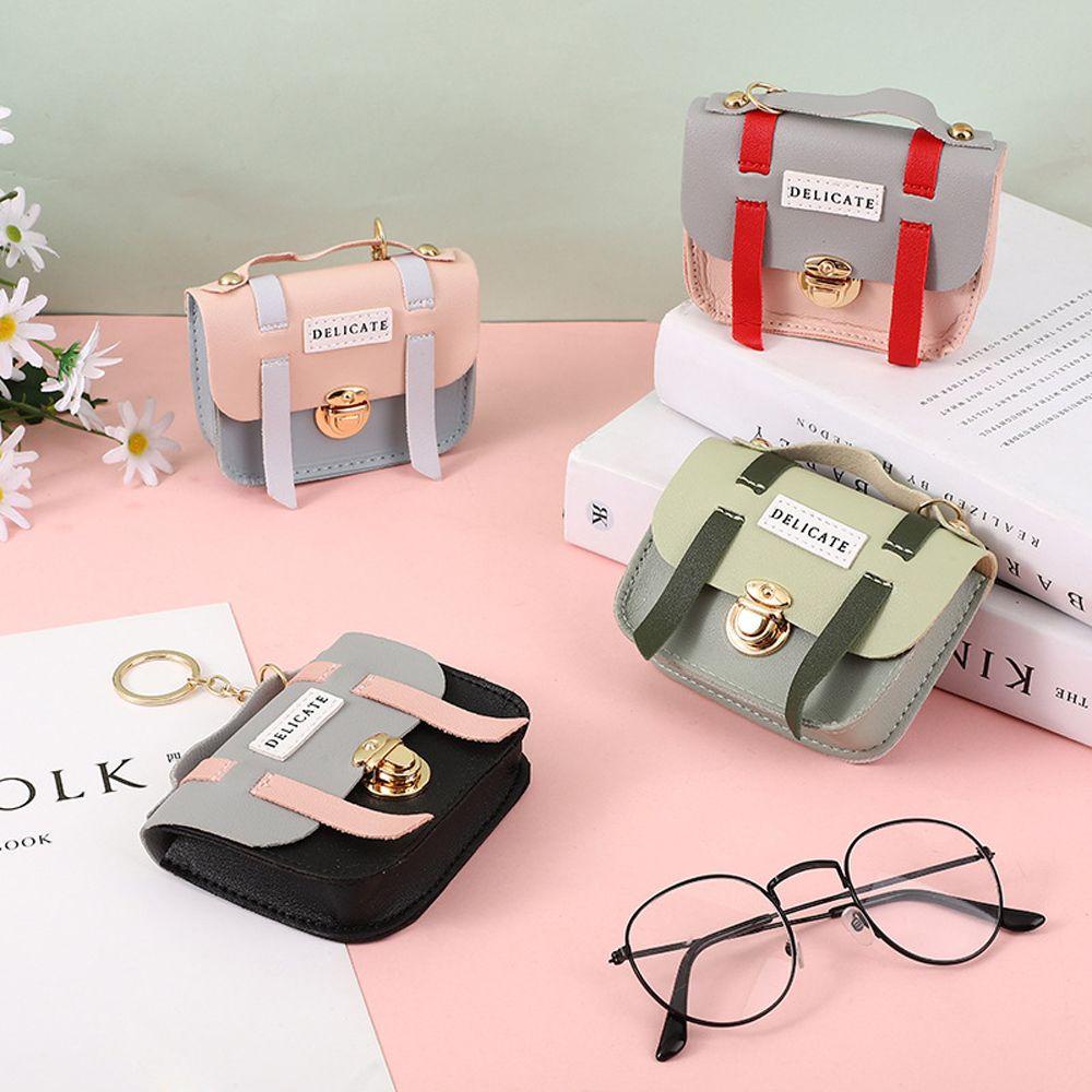 Ví Đựng Tiền Xu Mini Có Móc Khóa Họa Tiết Dễ Thương Cho Bé Gái