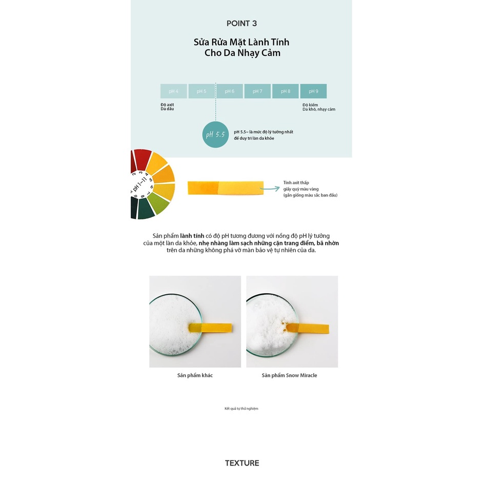 Sữa rửa mặt Be'balance Miracle Snow Cleanser 180ml - PHUONGANHOUSE