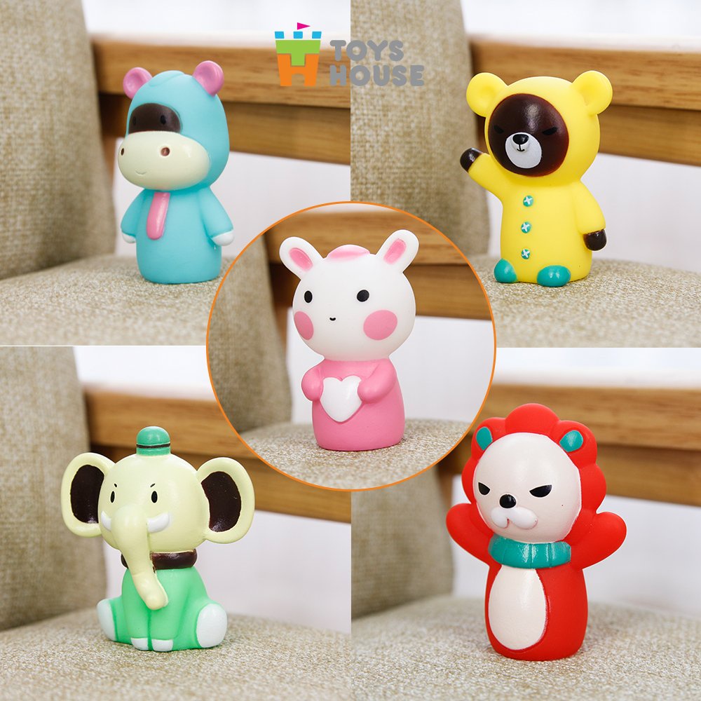 Rối ngón tay kể chuyện chơi ú òa với bé - Toyshouse - đồ chơi kích thích thị giác, phát triển giác quan, ngôn ngữ cho bé