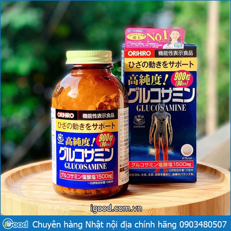 Viên bổ xương khớp Glucosamine Orihiro 1500mg Nhật Bản | Thế Giới Skin Care