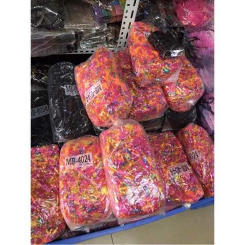 Chun buộc tóc nhiều màu 100g