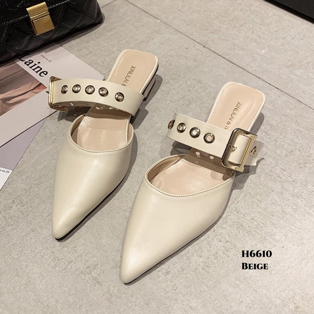 Giày đế xuồng cột dây thời trang Hàn Quốc H6610