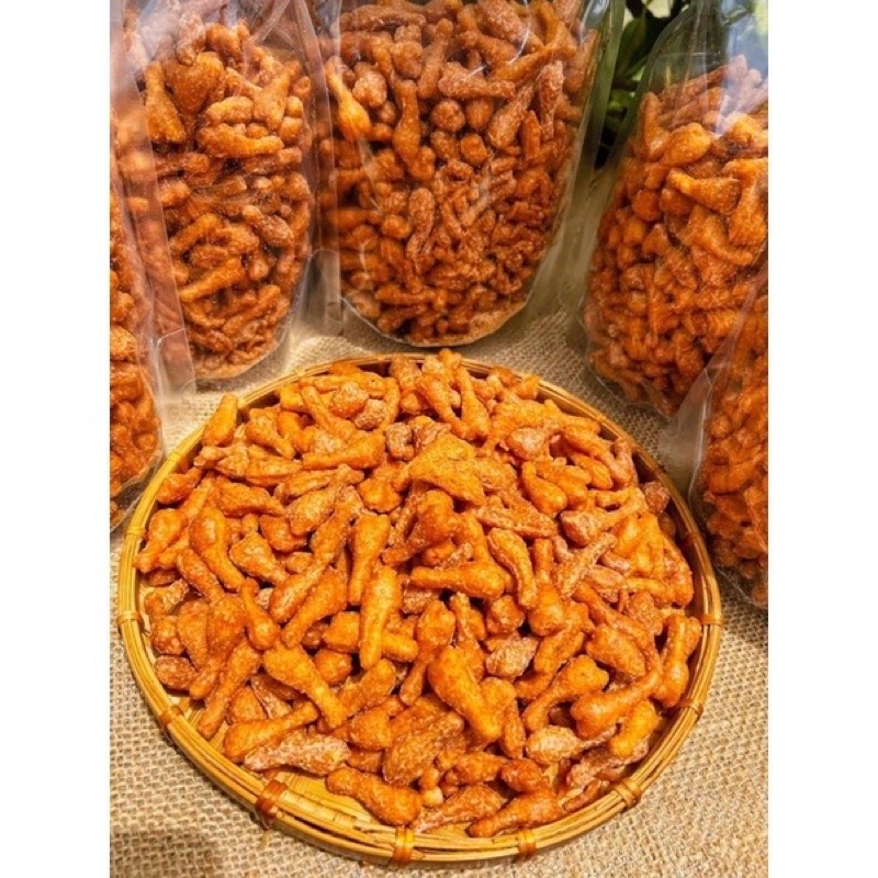 500G Đùi Gà Sấy Phô Mai, Bánh Quẩy Đùi Gà Phô Mai Giòn Tan Thơm Ngon, đồ ăn vặt