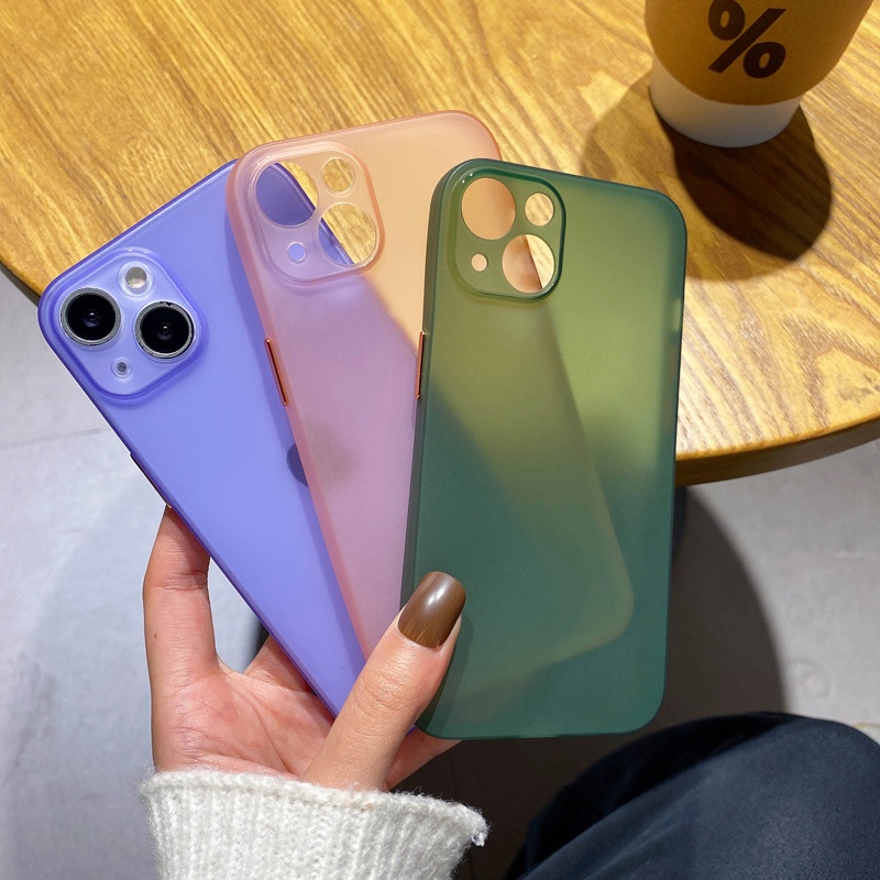 Ốp Điện Thoại Siêu Mỏng Bề Mặt Nhám In Hình We Bare Bears Cho iPhone14 14Promax 11ProMax 13Pro Max Xs