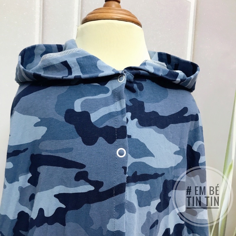 Áo choàng nắng cotton mỏng cho bé (10-14kg,14-16kg)