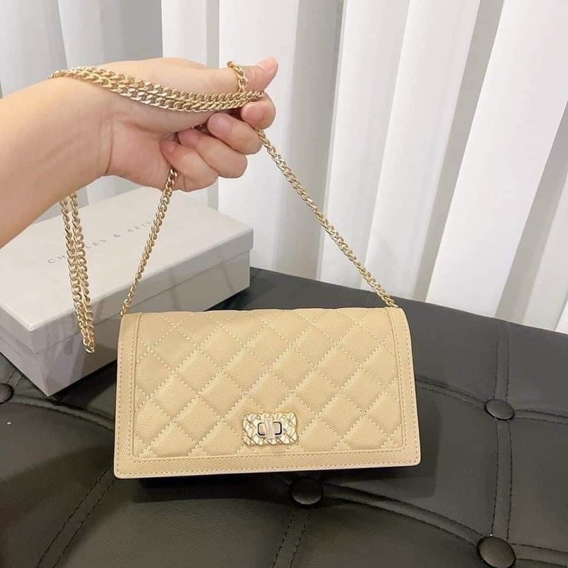Túi C.K khoá xoay HÀNG LOẠI 1(mã 448) mini FULL BOX size 20cm