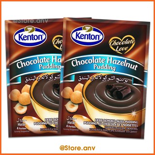 2 Gói Bột Làm Bánh Pudding Kenton Vị Sô-cô-la Và Quả Phỉ 100g