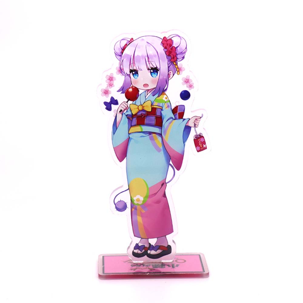 Mô hình nhân vật anime Miss Kobayashi's Dragon Maid KannaKamui bằng acrylic có chân đứng trang trí