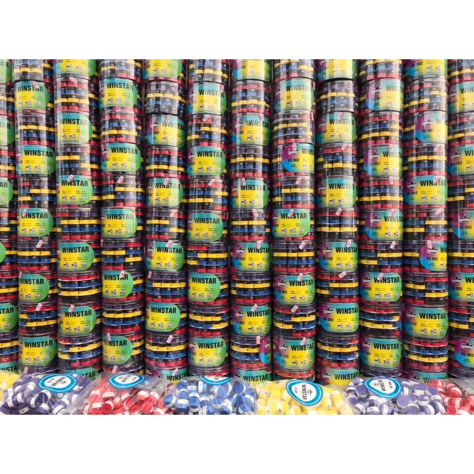 Quấn vợt cầu lông Winstar VG002, VG005, VG008, cuốn cán vợt chống trơn mồ hôi tay, Hàng chính Hãng, rẻ nhất thị trường.