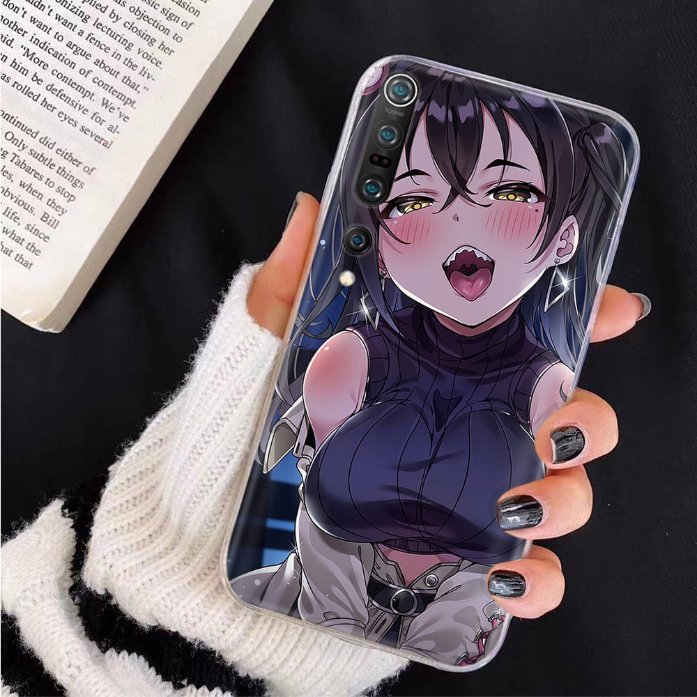 Ốp Điện Thoại Trong Suốt In Hình Anime Ahegao Cho Xiaomi Redmi Note 9 9a 9c 9t 9s S2 Go Pro Max Blackshark 2 3