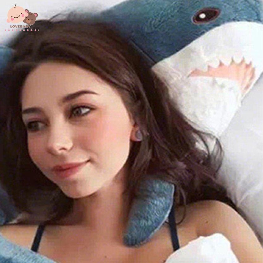 Shark Plush Toys Soft Stuffed Animal Little Shark Pillow PP Cotton Filled