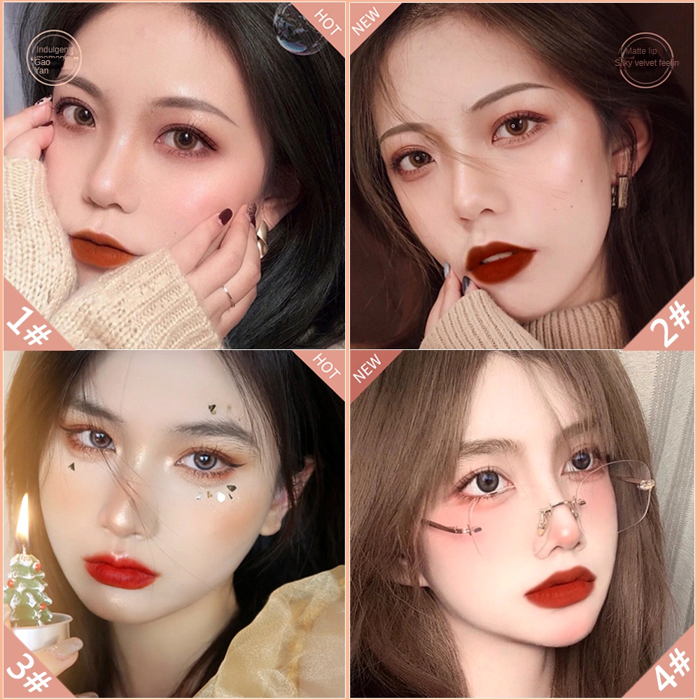 Son Môi Kiêm Bút Kẻ Viền Môi Màu Lì Hai Công Dụng