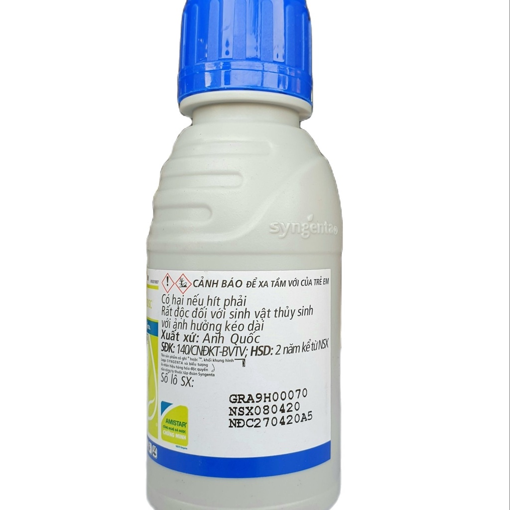 Amistar 250SC Syngenta phòng trừ bệnh  thối quả, sương mai , thán thư cho cây trồng | chai 100ml