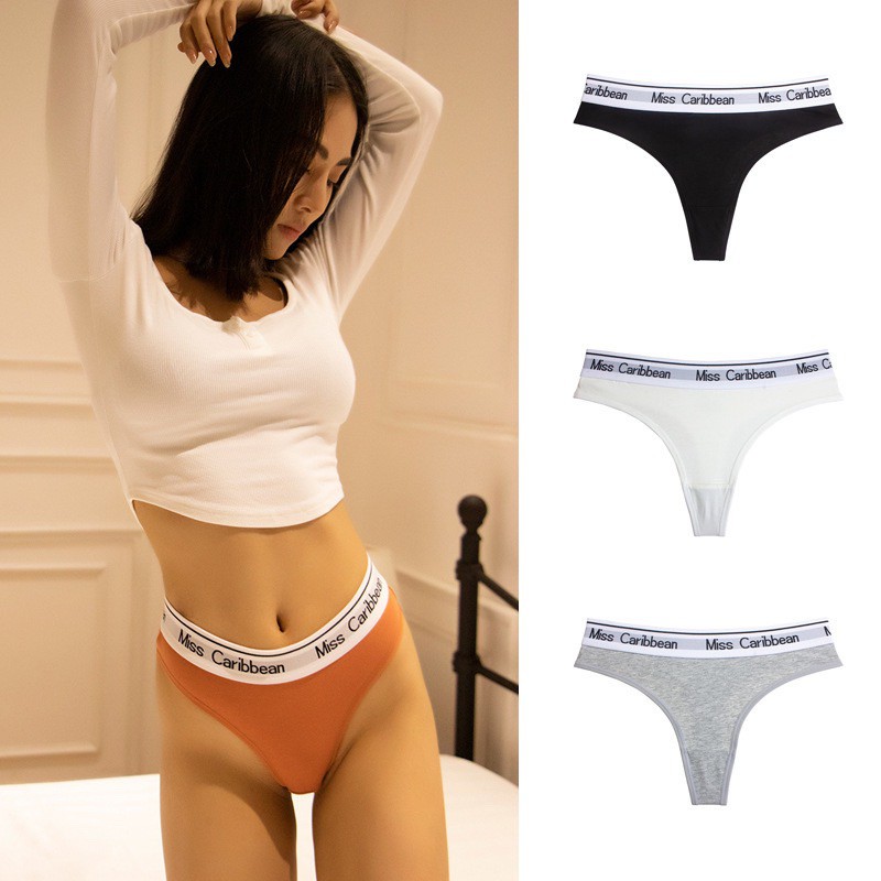 Quần Lót Lọt Khe Cạp Chữ Miss Carrbibean
