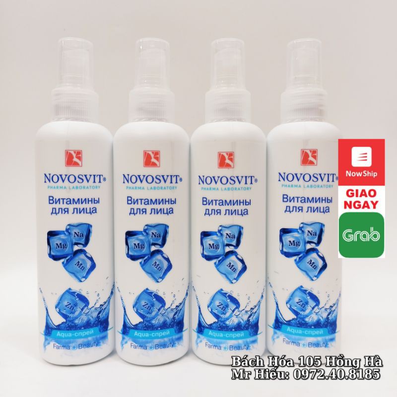 [T9/2022] Xịt khoáng Novosvit Nga 190ml