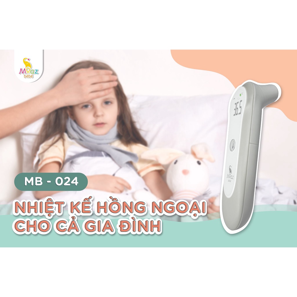 NHIỆT KẾ HỒNG NGOẠI 4IN1 MOAZ BEBE MB024