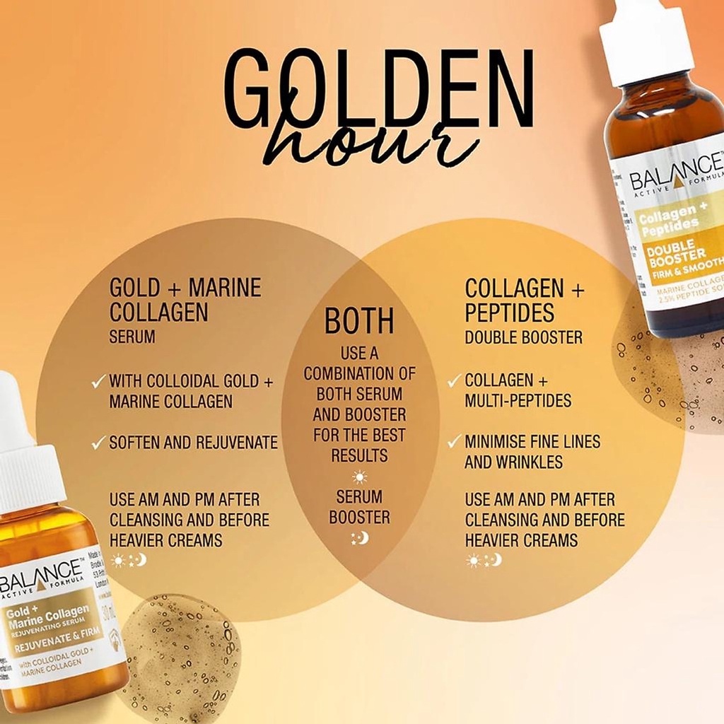 Serum Chống lão hóa Gold+ Marine Collagen Rejuvenate & Firm 30ml - Thi Vũ