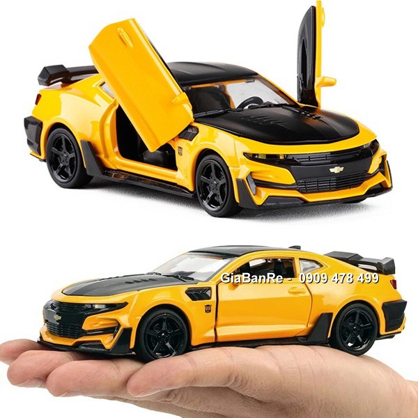 Xe Mô Hình Kim Loại Chevrolet Camaro Transformer Tỉ Lệ 1:32 - 9666