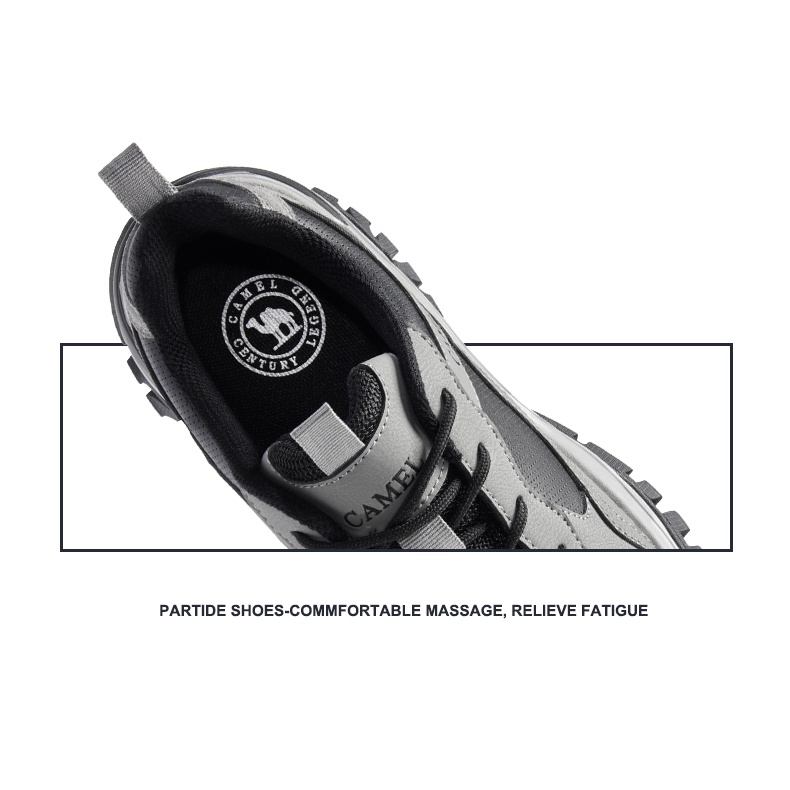 Giày thể thao leo núi Cameljeans A142303246 bằng da chống trượt không thấm nước cho nam