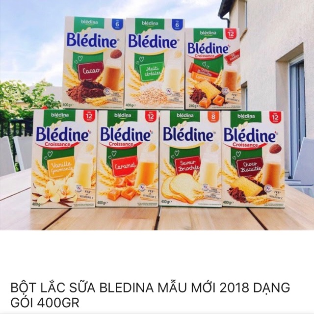 BỘT LẮC SỮA BLEDINA MẪU MỚI HỘP 400g