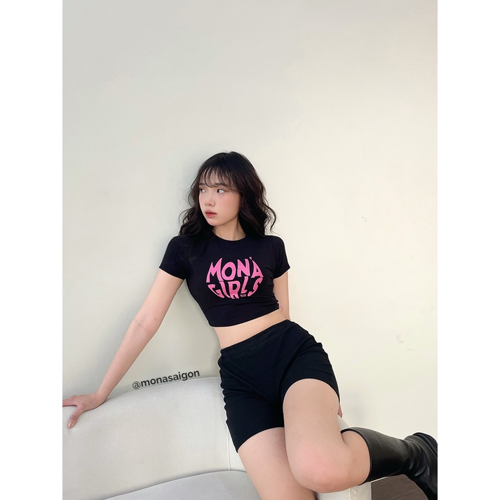 Áo croptop thun Y2K MONÁ - MONA CROPTOP