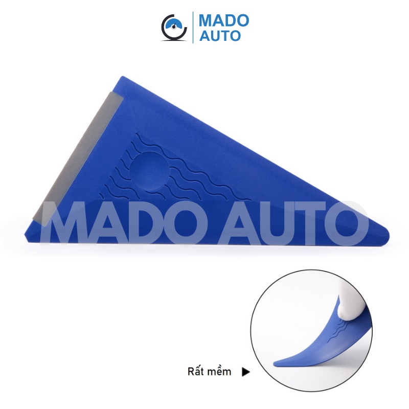 Gạt nhựa tam giác bọc cao su dán Decal ô tô MADO AUTO FS3
