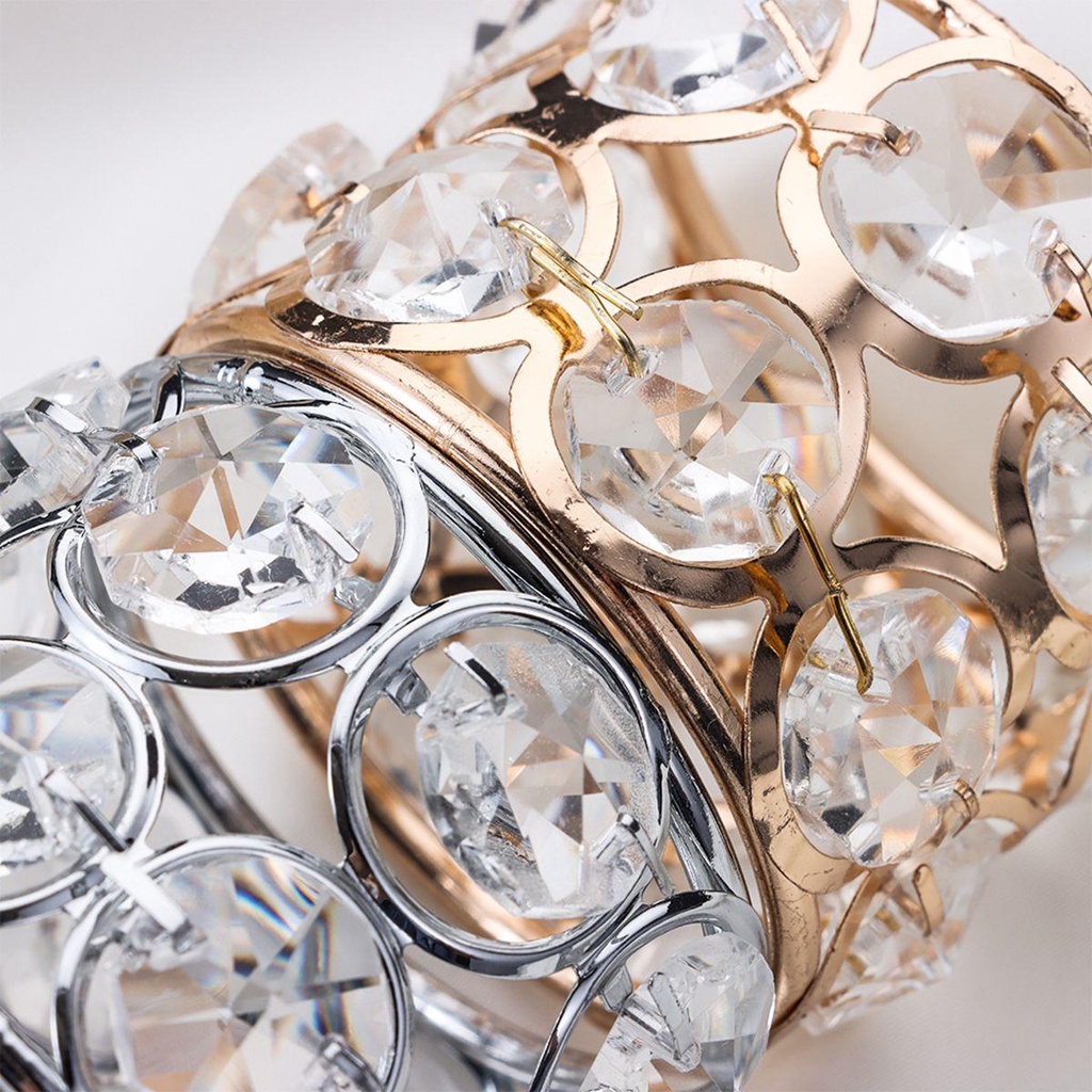 Giovanni Vòng Giữ Khăn Ăn Khoét Rỗng Cho Tiệc Cưới / Nhà|Khóa Serviette Hạt