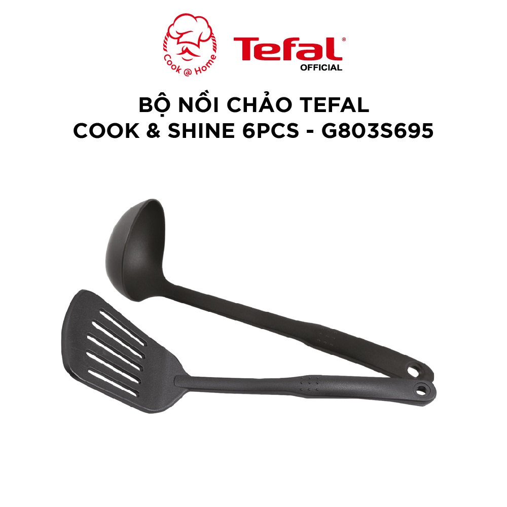 Bộ nồi Tefal chảo Cook&amp;Shine 6pcs - G803S695