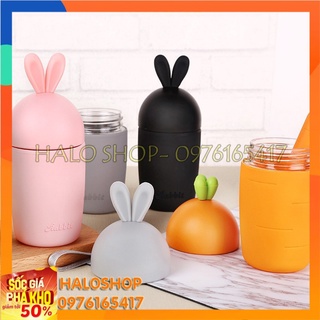 Bình nước hình cà rốt và tai thỏ
