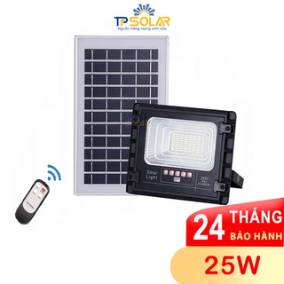 Đèn Pha Năng Lượng Mặt Trời Jindian, Công Suất 25W (Bản Nâng Cấp)