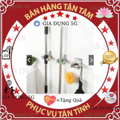 [Sẵn Hàng] Bộ Móc Treo Chổi - Treo Cây Lau Nhà - Móc Treo Ô Siêu Chắc