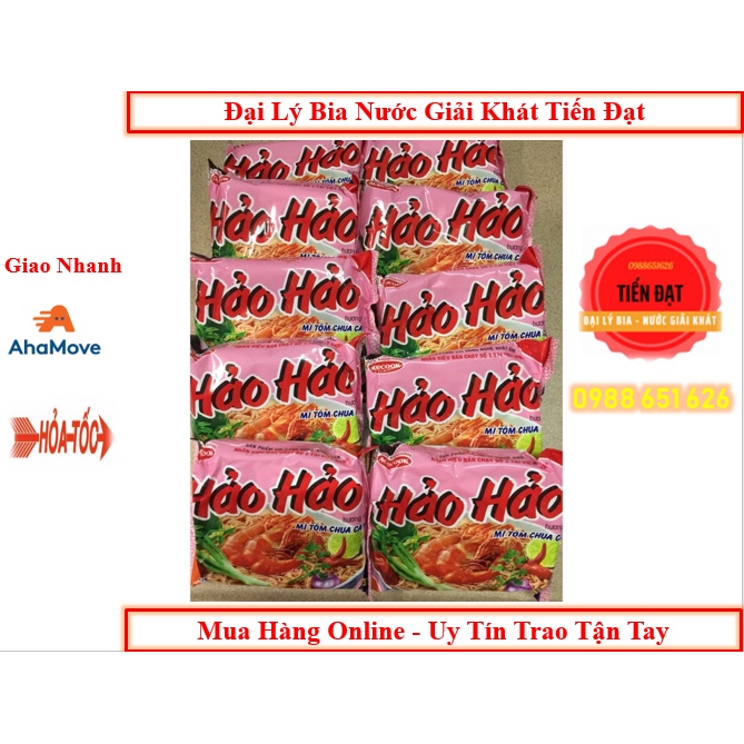 Thùng Mì Hảo Hảo Tôm Chua Cay 30 gói x 75g