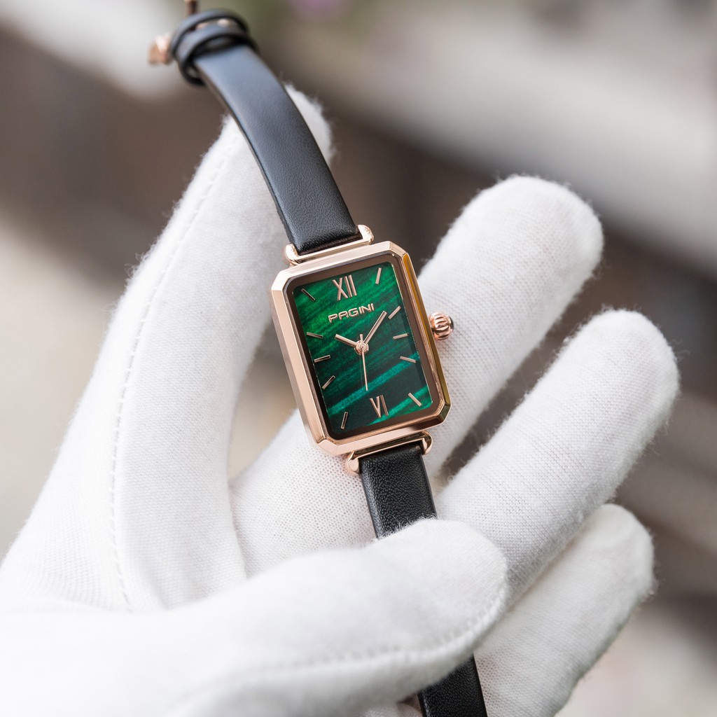 Đồng Hồ Nữ PAGINI PA6624 Mặt Chữ Nhật Dây Da Cao Cấp Mặt Kính Chống Xước, Chống Nước Tặng Kèm Pin - BH Hãng 12 Tháng | BigBuy360 - bigbuy360.vn