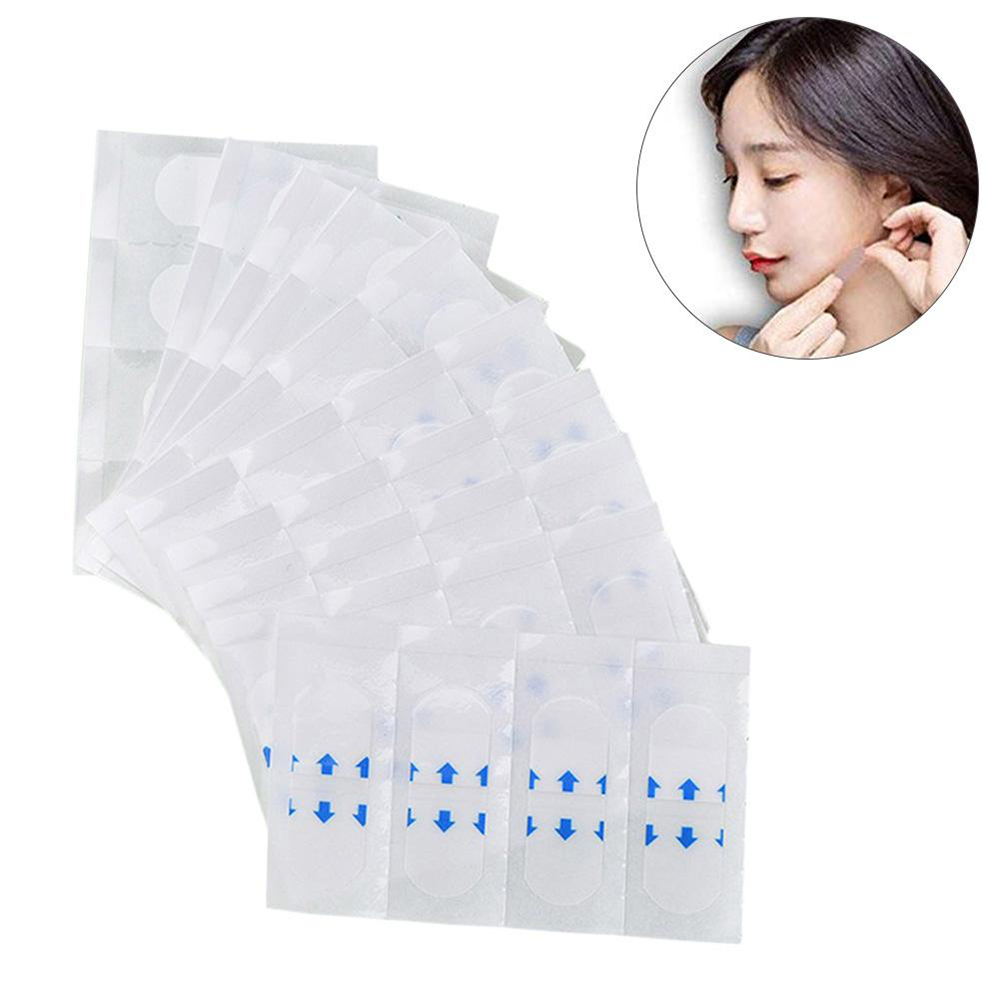 (Hàng Mới Về) Set 100 Miếng Dán Nâng Mặt Trong Suốt Tiện Dụng